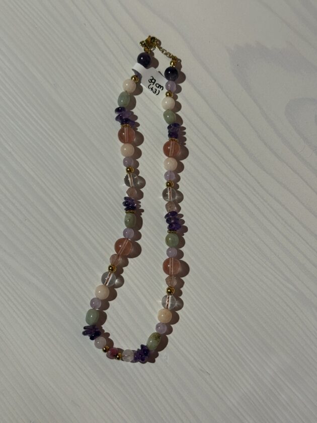 Crystal Garden - Necklace (unique piece) – Bild 2