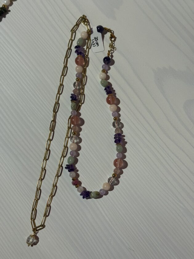 Crystal Garden - Necklace (unique piece) – Bild 3