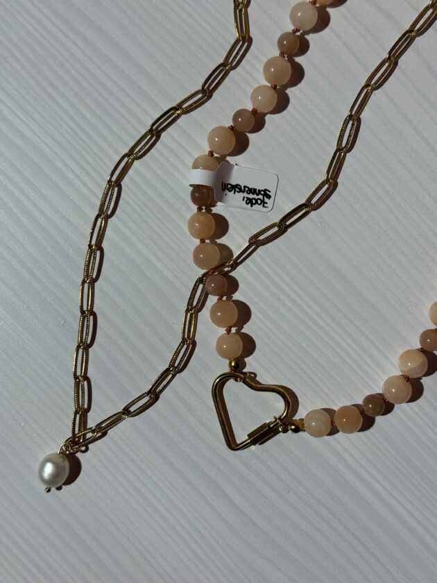 Peach Sun - Necklace (unique piece)