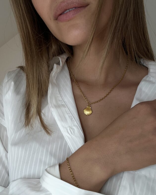 Golden Shell - Necklace – Bild 3